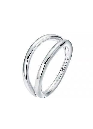 Подвійне титанове кільце клікер титановий пірсинг в ніс септум