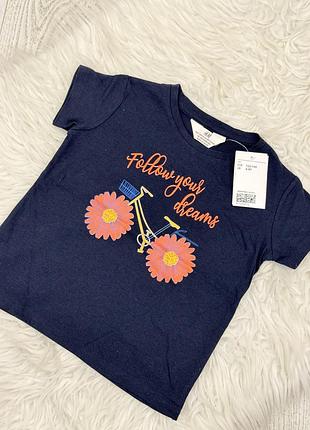 Футболка на дівчинку h&m