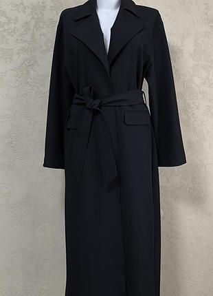 Довгий тренч jack wills чорного кольору
