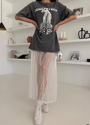 Гипюровая юбка