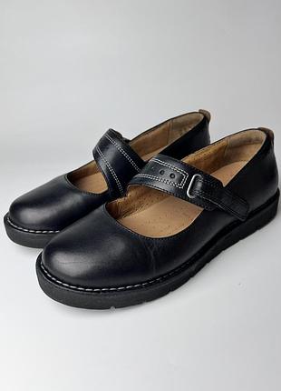 Шкіряні туфлі балетки clarks англія