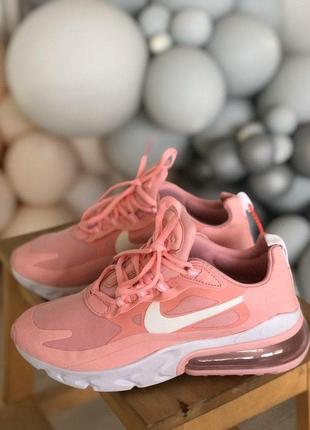 Nike air max 270 react pink 🆕 шикарные кроссовки найк🆕 купить наложенный