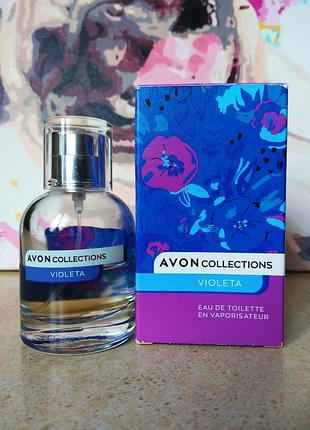 Avon powerful flowers violeta туалетная вода для женщин 50 мл.