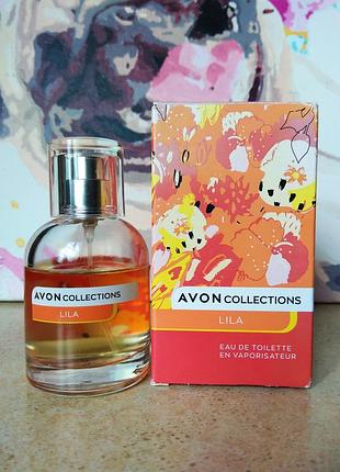 Avon powerful flowers lila туалетная вода для женщин 50 мл.