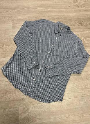 Женская рубашка в клетку uniqlo