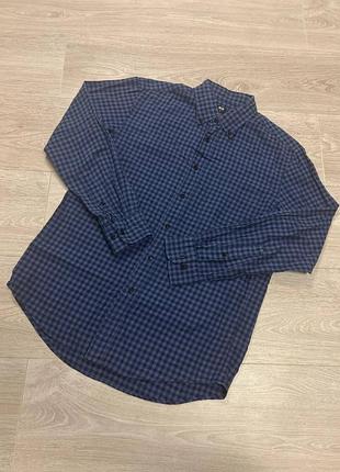 Женская рубашка в клетку uniqlo