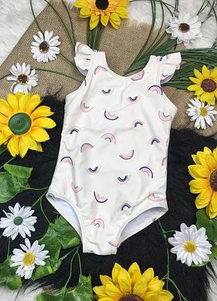 Молочний купальник на 12-18 міс