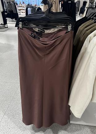 Спідниця атласна zara