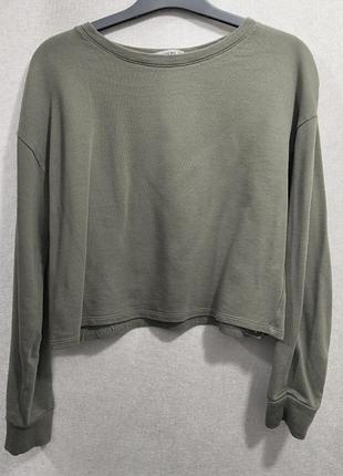 Кофта женская укороченная, хаки, goldi