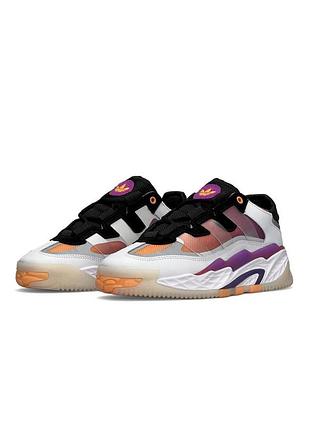 Жіночі кросівки adidas niteball white black pink w8 фото