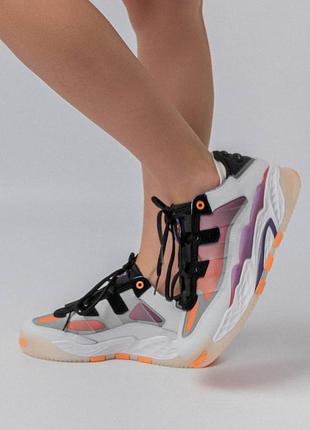 Жіночі кросівки adidas wiggle white black pink w