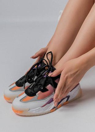 Жіночі кросівки adidas niteball white black pink w3 фото