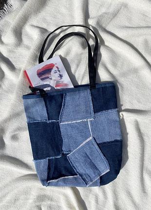 Шопер з джинсу