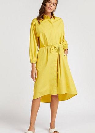 Хлопковое платье свободного кроя италия