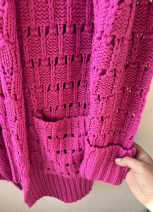 Малиновий кардиган 2