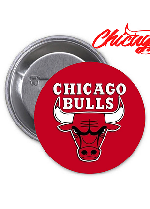 Значок chicago bulls чикаго буллз 01 basketball баскетбол