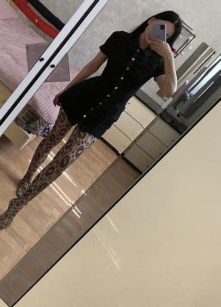 Джинсовий сарафан new look denim на гудзиках