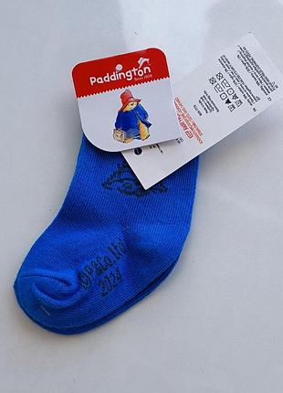 Привольные детские носки с медведем от paddington.