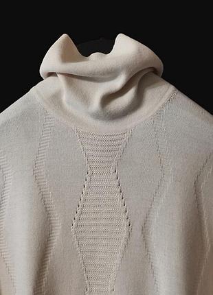 Гольф шерсть свободный шерстяной гольф бадлон водолазка винтаж di strick woolmark