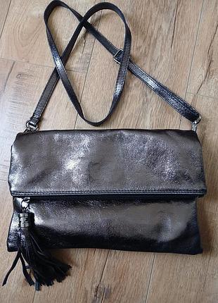 Сумка кожаная celine j, италия
