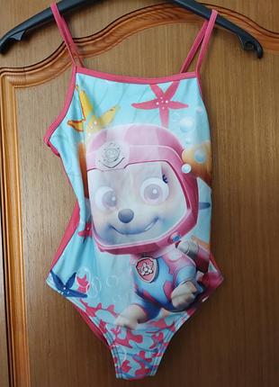 Купальник щенячий патруль 122/128