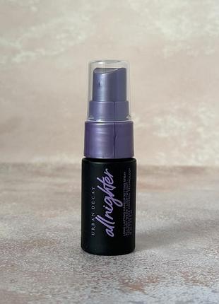 Urban decay - all nighter waterproof makeup setting spray - фіксатор макіяжу, 15 ml