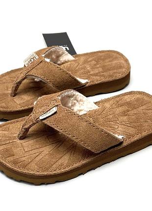 Шкіряні дитячі шльопанці хлопчику ugg australia