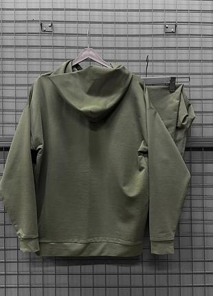 Костюм oversize база хакі2 фото