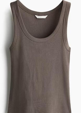 Базова майка в рубчик від h&m нова модель8 фото