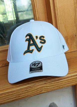 Оригинал бейсболка кепка окленд атлетикс oakland athletics (usa) mlb nba nhl new era 47 brand ny