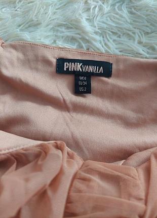 Платье мини на брителях pink vanilla 9