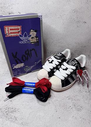 Кеди adidas Predator korn x superstar '30th anniversary' 37-43 black white