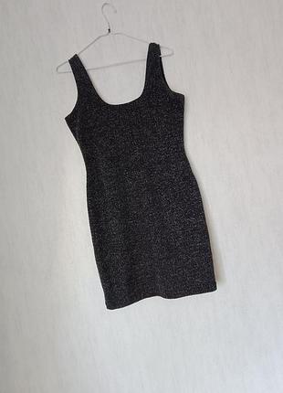 Сукня з відкритою спинкою, люрекс, casual, хl/xxl