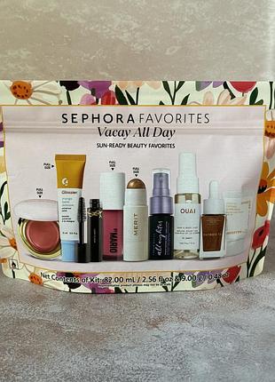 Sephora favorites - vacay all day beauty value set - подарунковий набір
