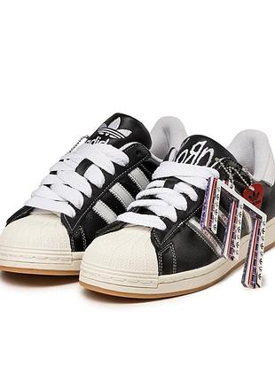 Кеди adidas korn x superSuperlite '30th anniversary' 37-43 black white6 фото