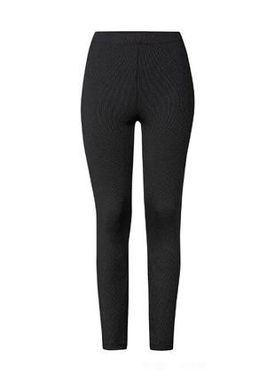 Лосіни легінси в рубчик жіночі чорні esmara xl 48-50 euro, наш 54-56