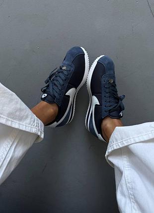 Кросівки унісекс nike cortez navy blue
