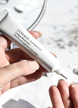 Точкова сироватка для усунення дорослого акне kanebo lissage acne spot gel, 20 мл, японія