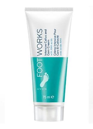 Крем от натоптышей avon foot works 75 ml