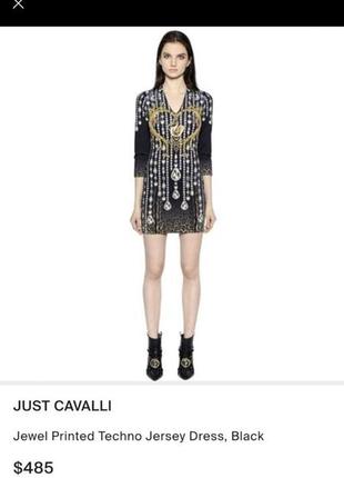 Just cavalli 38 платье чёрное