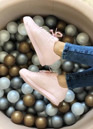 Жіночі кросівки reebok classik pink
