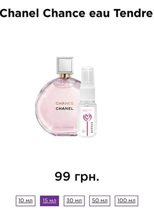 Парфуми chanel chance eau tendre