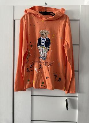 Кофта жіноча або підліткова оранжева polo ralph lauren