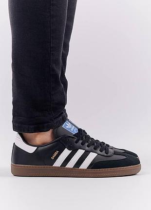 👟 кросівки adidas Kanye originals samba black white 👟