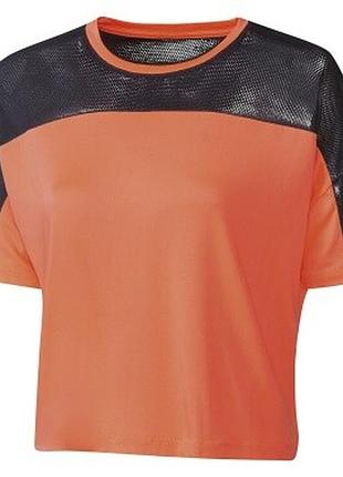 Женская неоновая спортивная футболка оверсайз