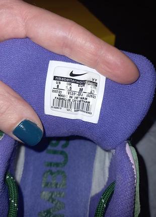 Кроссовки женские мужские nike air more uptempo ambush pink purple green фиолетовые, 39 размер, 25см9 фото