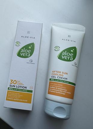 Spf 30 и гель после загара охлаждающий