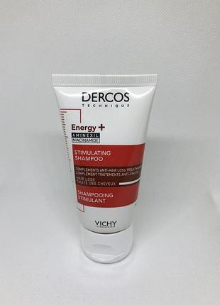 Оригинальник шампунь vichy dercos energy+ stimulating shampoo