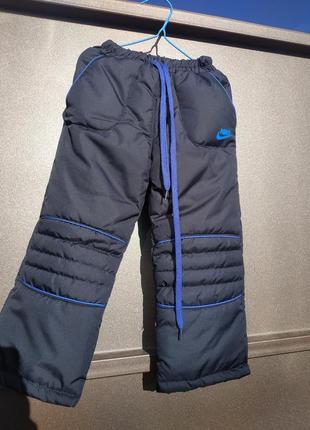 Теплые зимние брюки