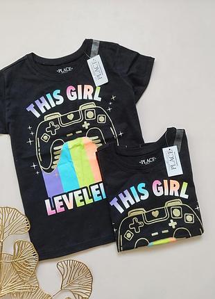 💙💛 футболочки з яскравим акцентним принтом для дівчинки від бренду 💞 children place